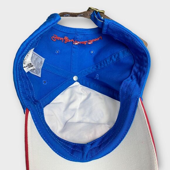 Disney Parks Classic Mickey Mouse Hat Blue Retro Baseball Cap Leather Strap Back - Picture 9 of 14